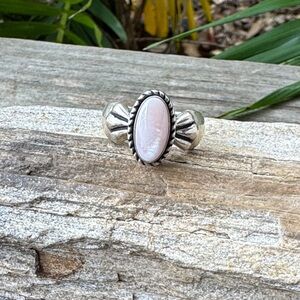 Carolyn Pollack Relios Sterling Silver Ring with Mother of Pearl